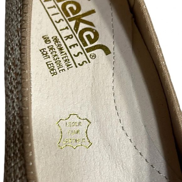 Rieker shoe,woman  leather,chunky heel 49260-22 size 6 NEW! Reg 140$ - Picture 8 of 14